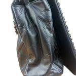 Chanel Black Leather Reissue 2.55 Flap Shoulder Bag 1999