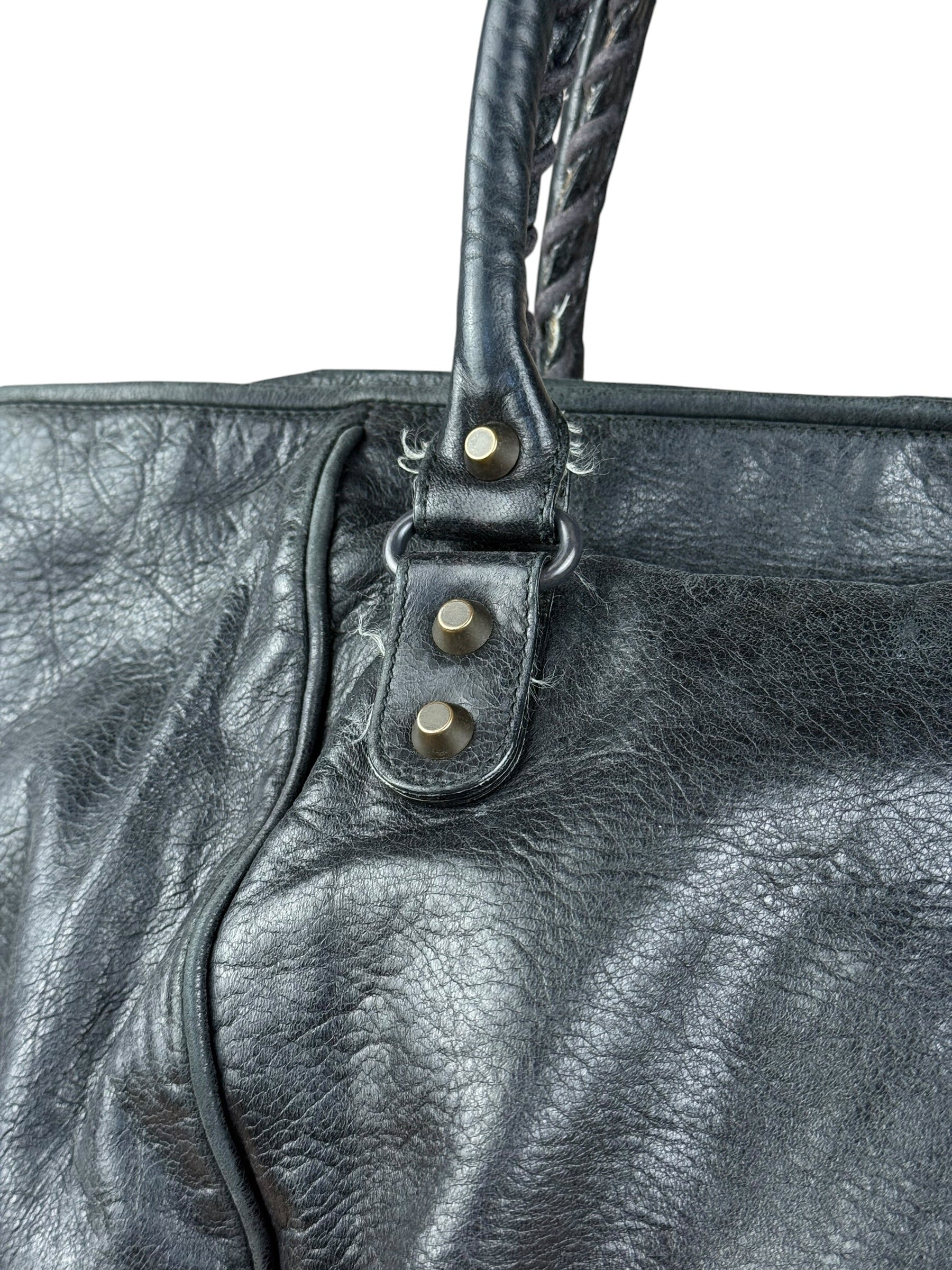 Balenciaga Dark Grey Sunday Le City Bag