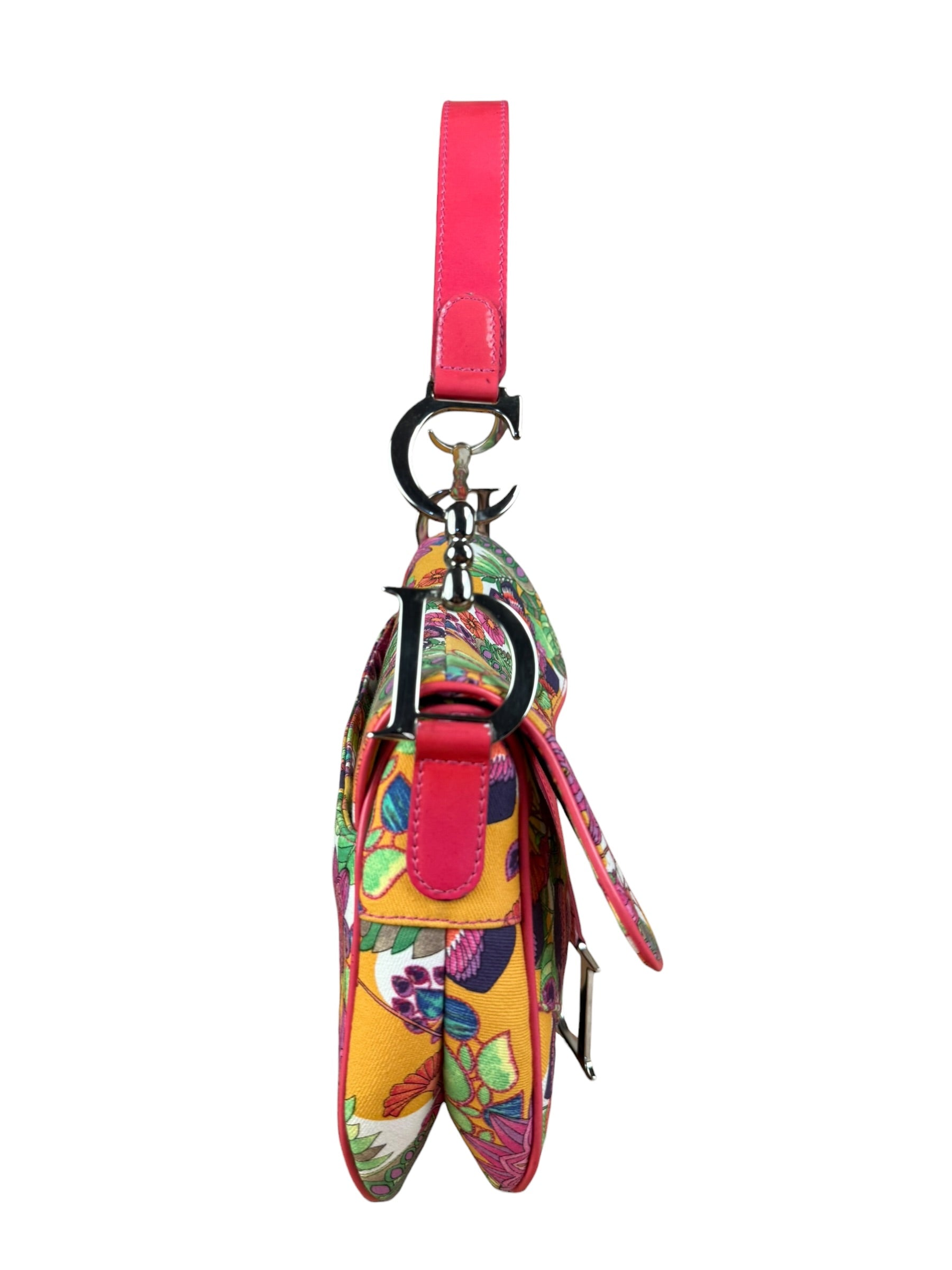 Christian Dior Floral Saddle Bag "Hawaiian Glamour"