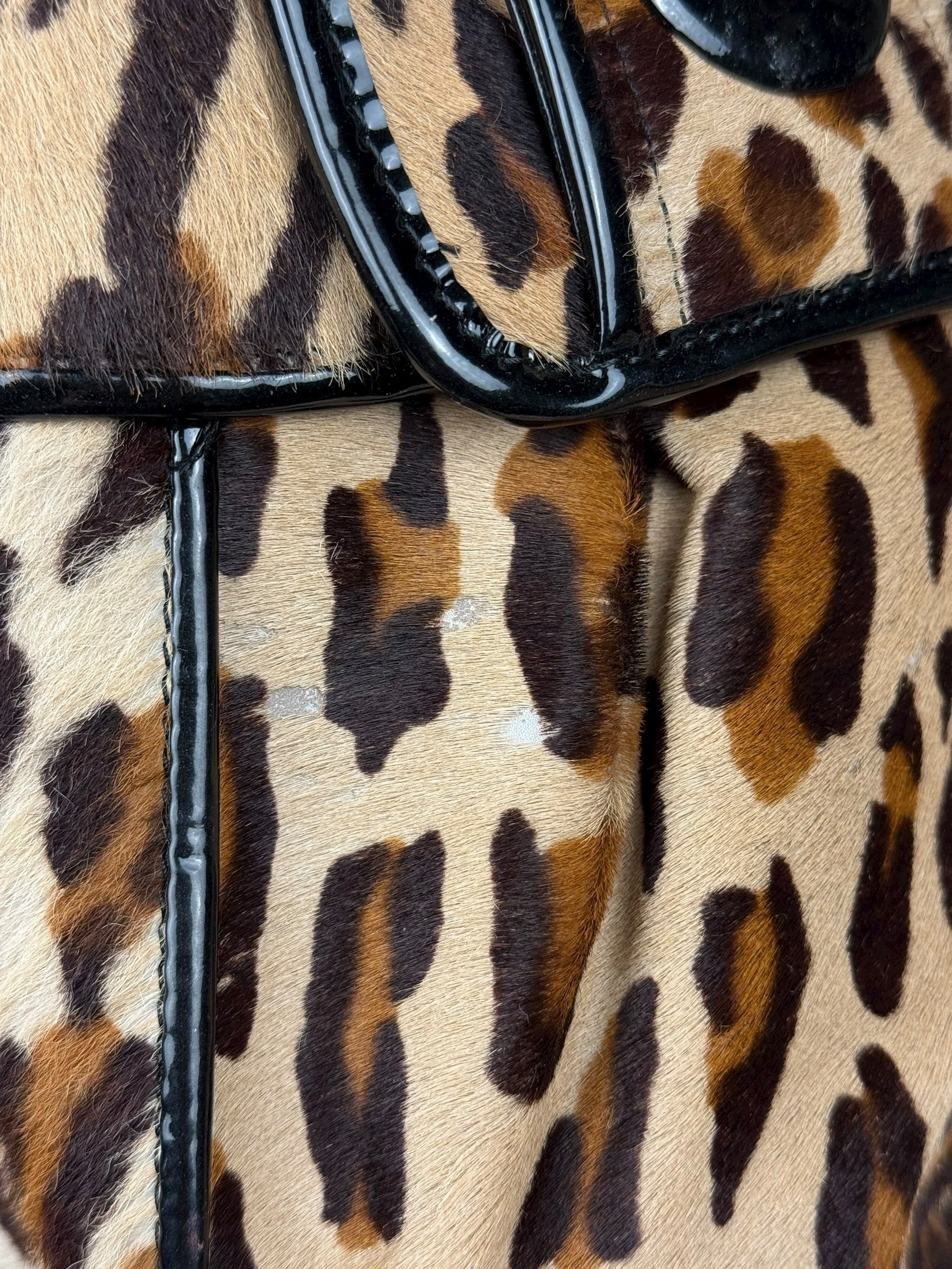 Fendi Leopard Print B Bag