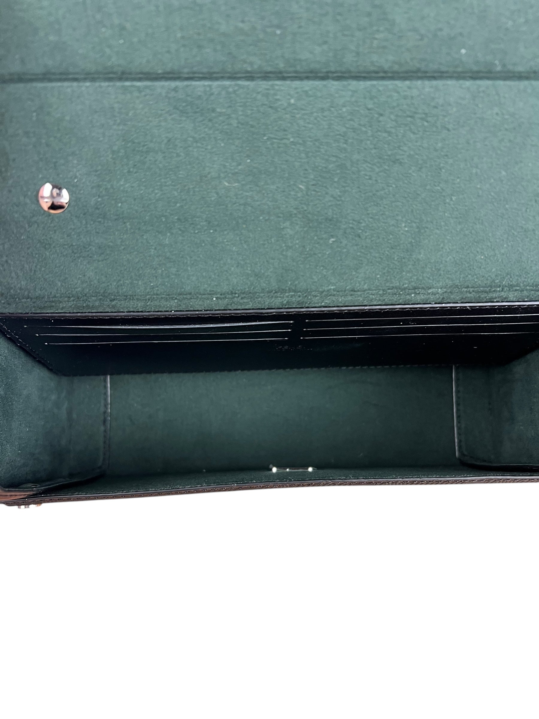 Fendi Soft Trunk Baguette Black