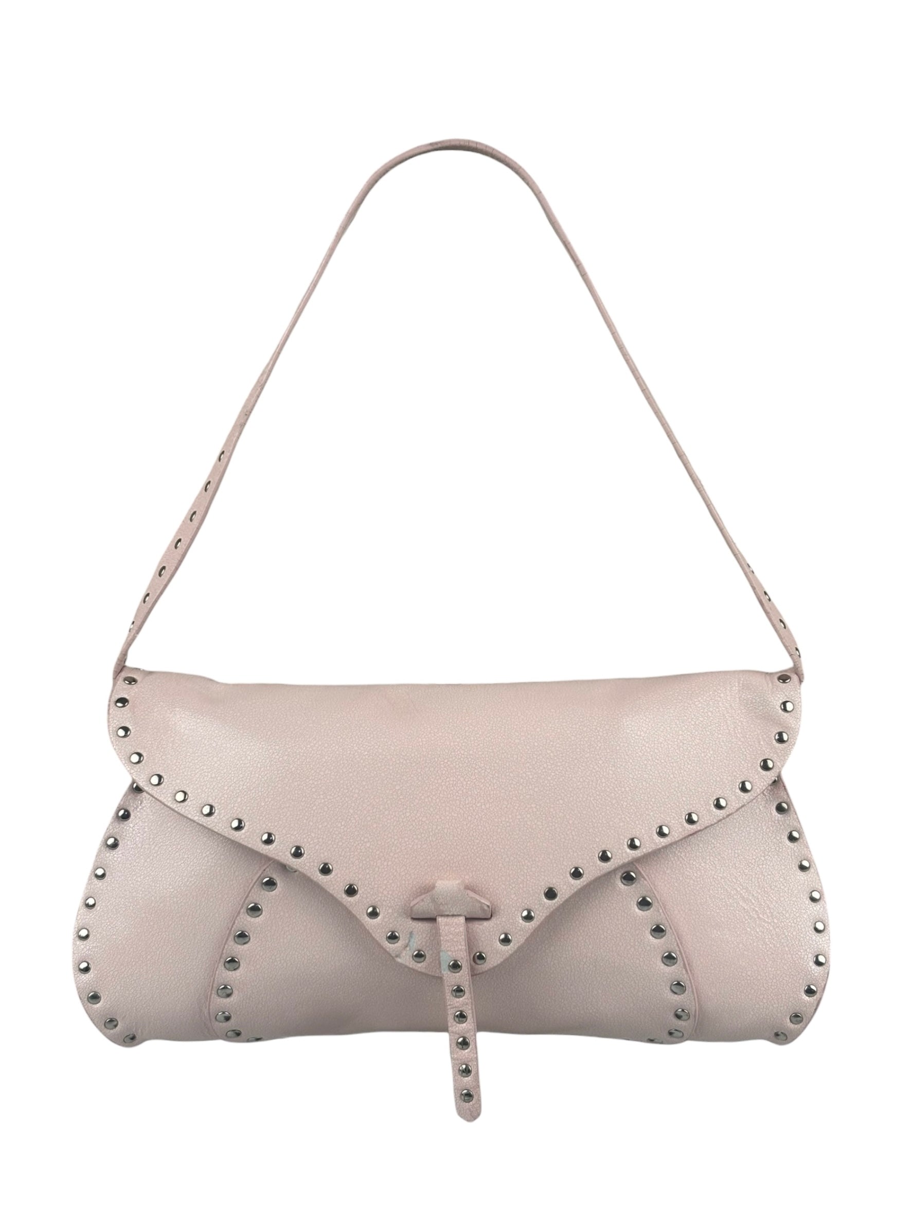 Celine Vintage Pink Triomphe Poulbot Shoulder Bag