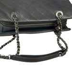 Chanel Navy Edinburgh Chic Chain Tote 2013