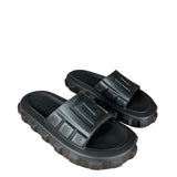 Balmain Ari Black Rubber Sandals