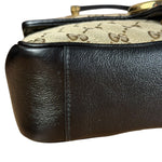 Gucci Beige/Black GG Marmont Shoulder Bag
