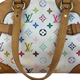 Louis Vuitton White Monogram Murakami Claudia Handbag
