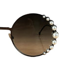 Fendi FF Ribbons & Pearls Round Sunglasses 0295/S