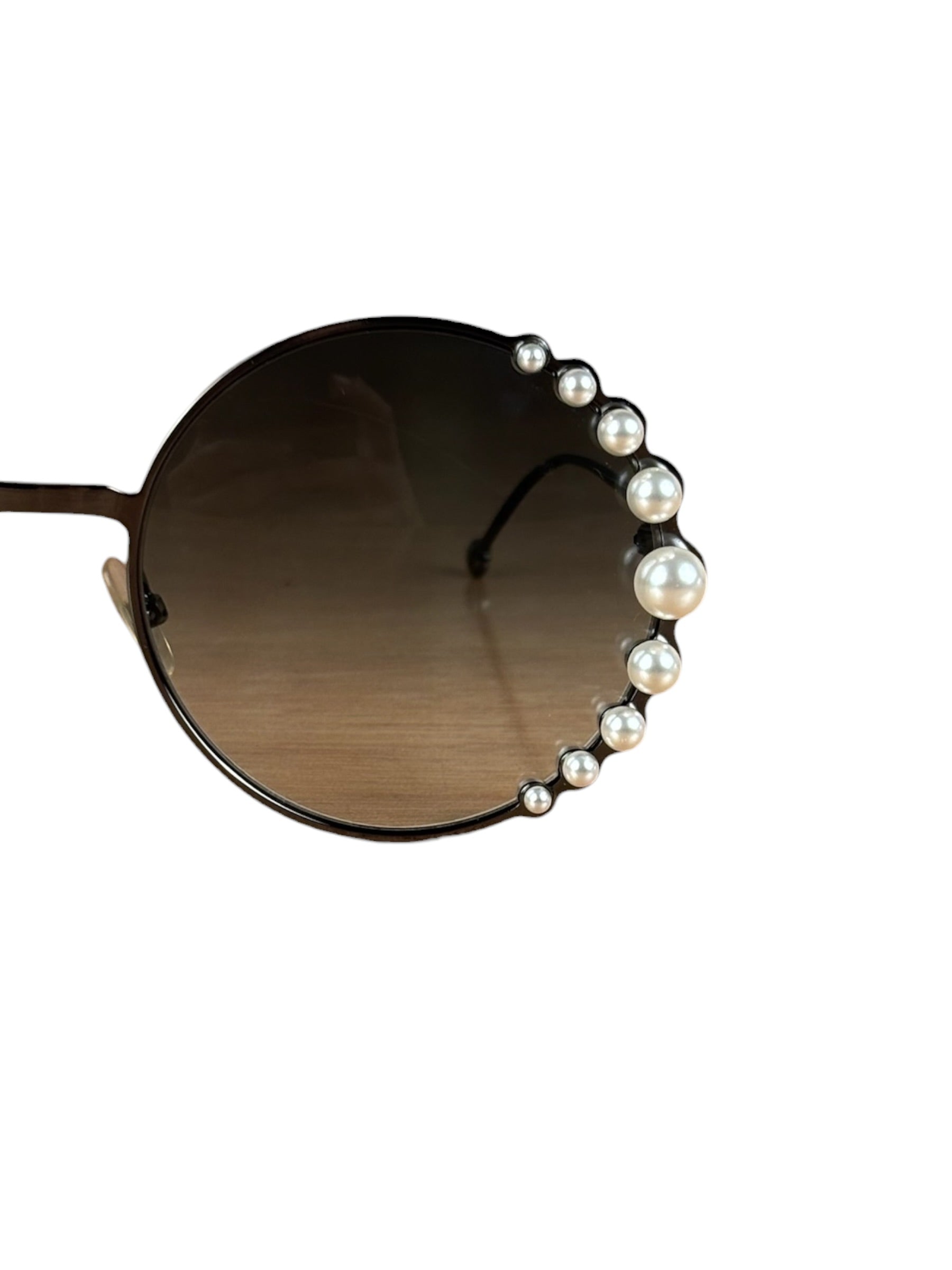 Fendi FF Ribbons & Pearls Round Sunglasses 0295/S