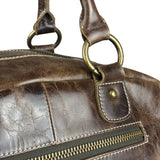 Balenciaga Vintage Brown Leather Moto Handbag