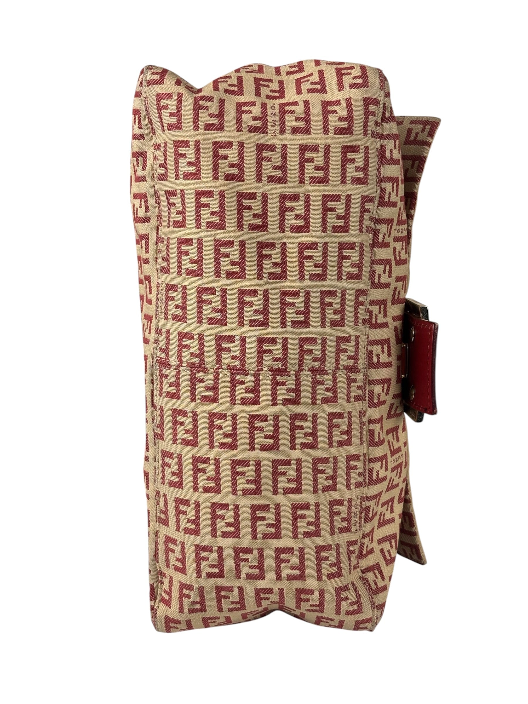 Fendi Vintage Red FF Mamma Baguette