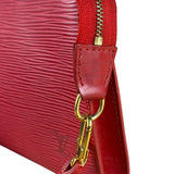 Louis Vuitton Red Epi Leather Pochette