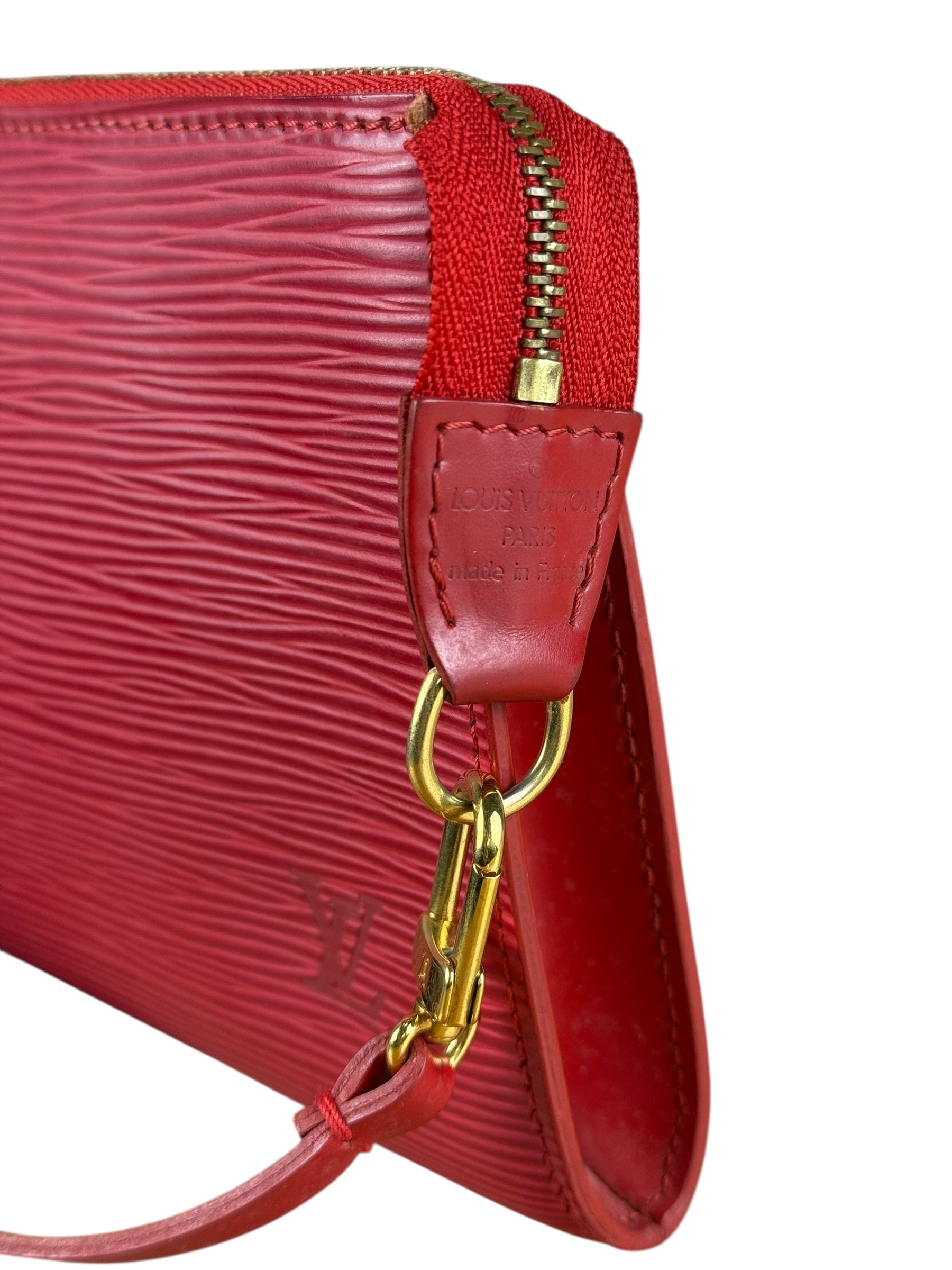 Louis Vuitton Red Epi Leather Pochette