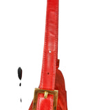 Fendi Baguette Red Suede