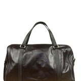Gucci Vintage Dark Brown Leather Duchessa Boston Handbag