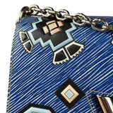 Louis Vuitton Blue Aztec Epi Leather Twist MM Bag