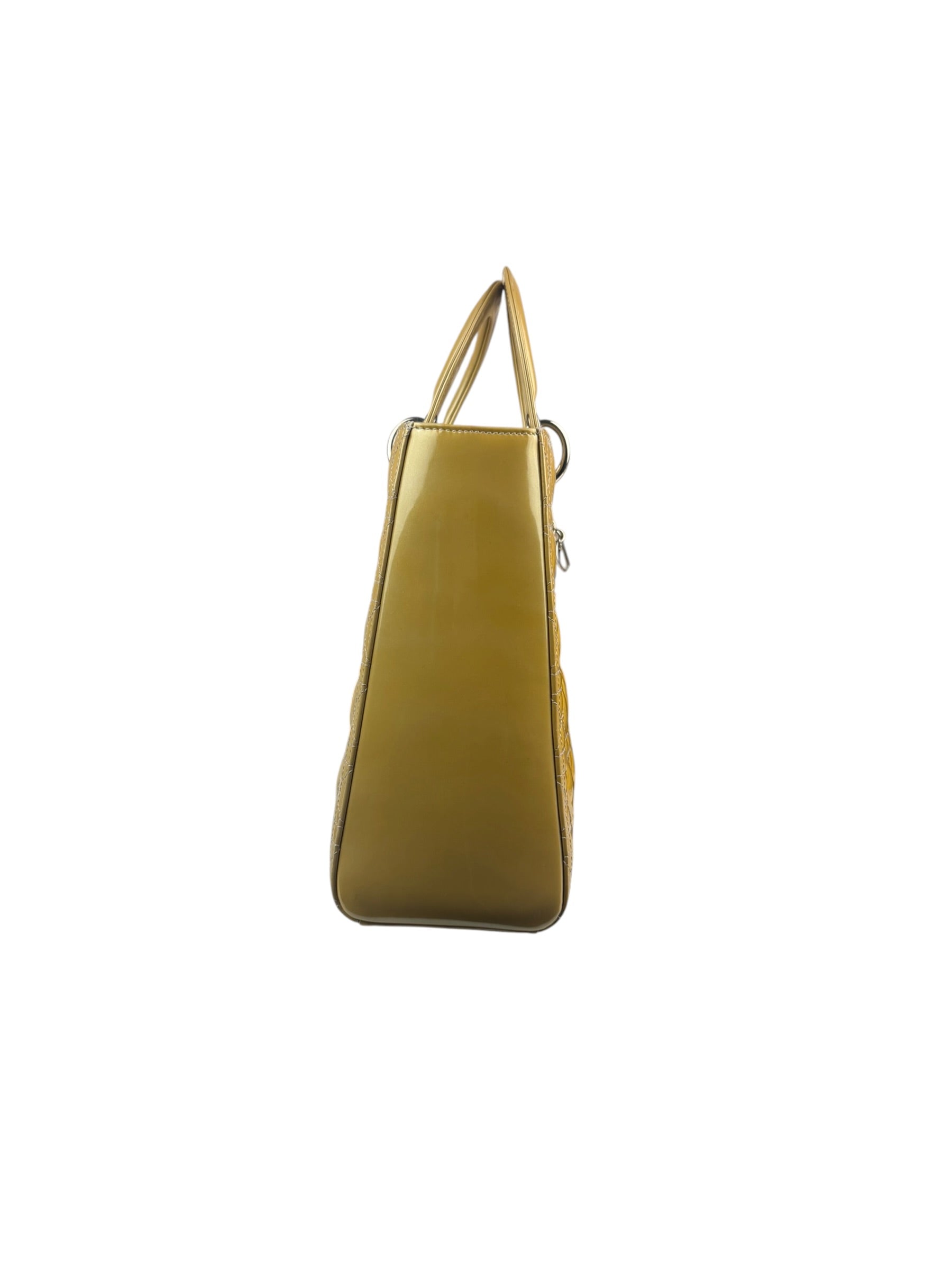 Christian Dior Gold Patent L Lady Dior