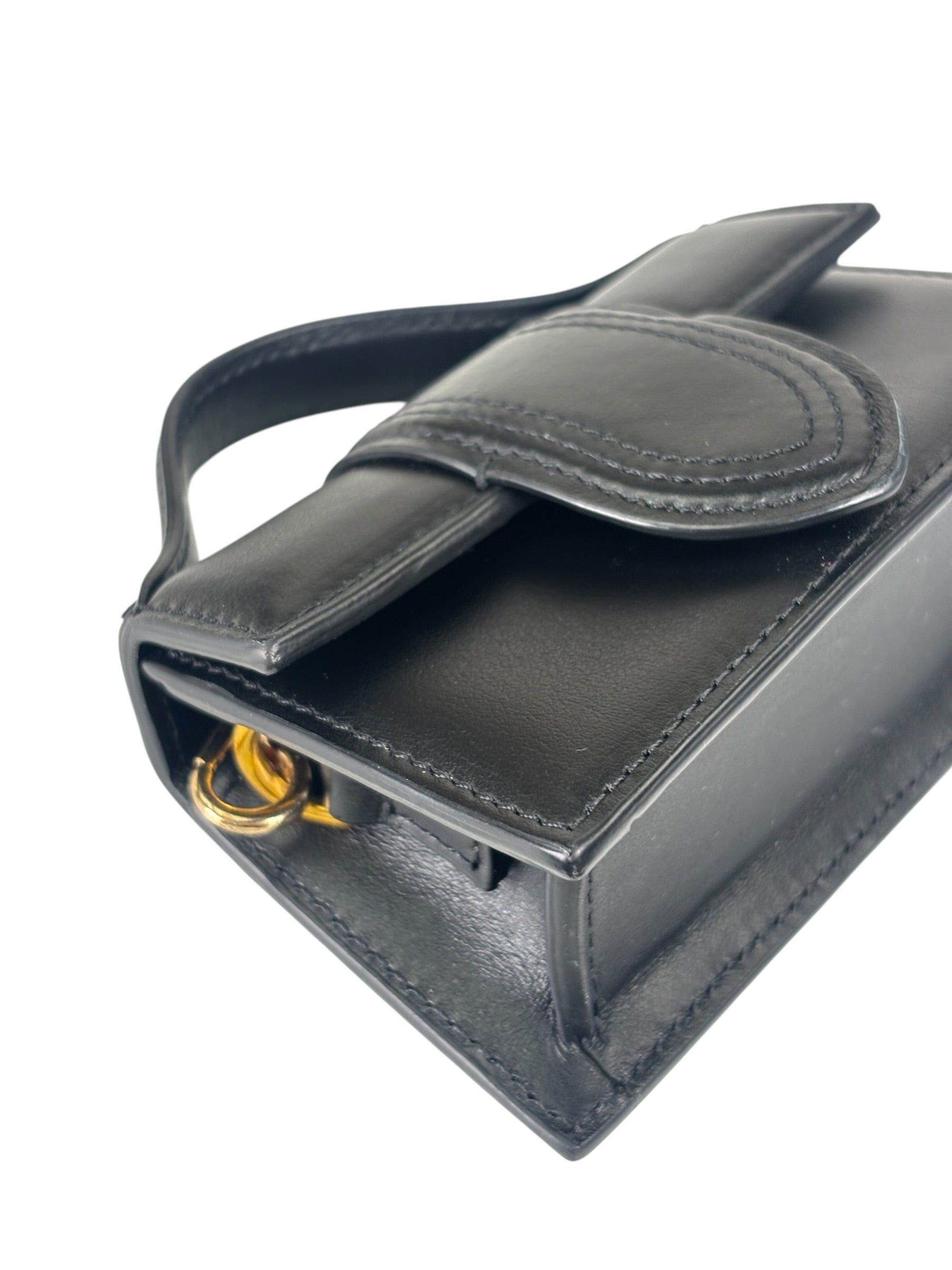 Jacquemus Black Leather Nano Le Petit Bambino Two-Way Bag Replacement Chain