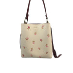 Coach Cream/Burgundy Small Town Bucket Bag