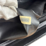 Chanel Vintage Black Quilted Leather Chain Tote/Shoulder Bag 1999