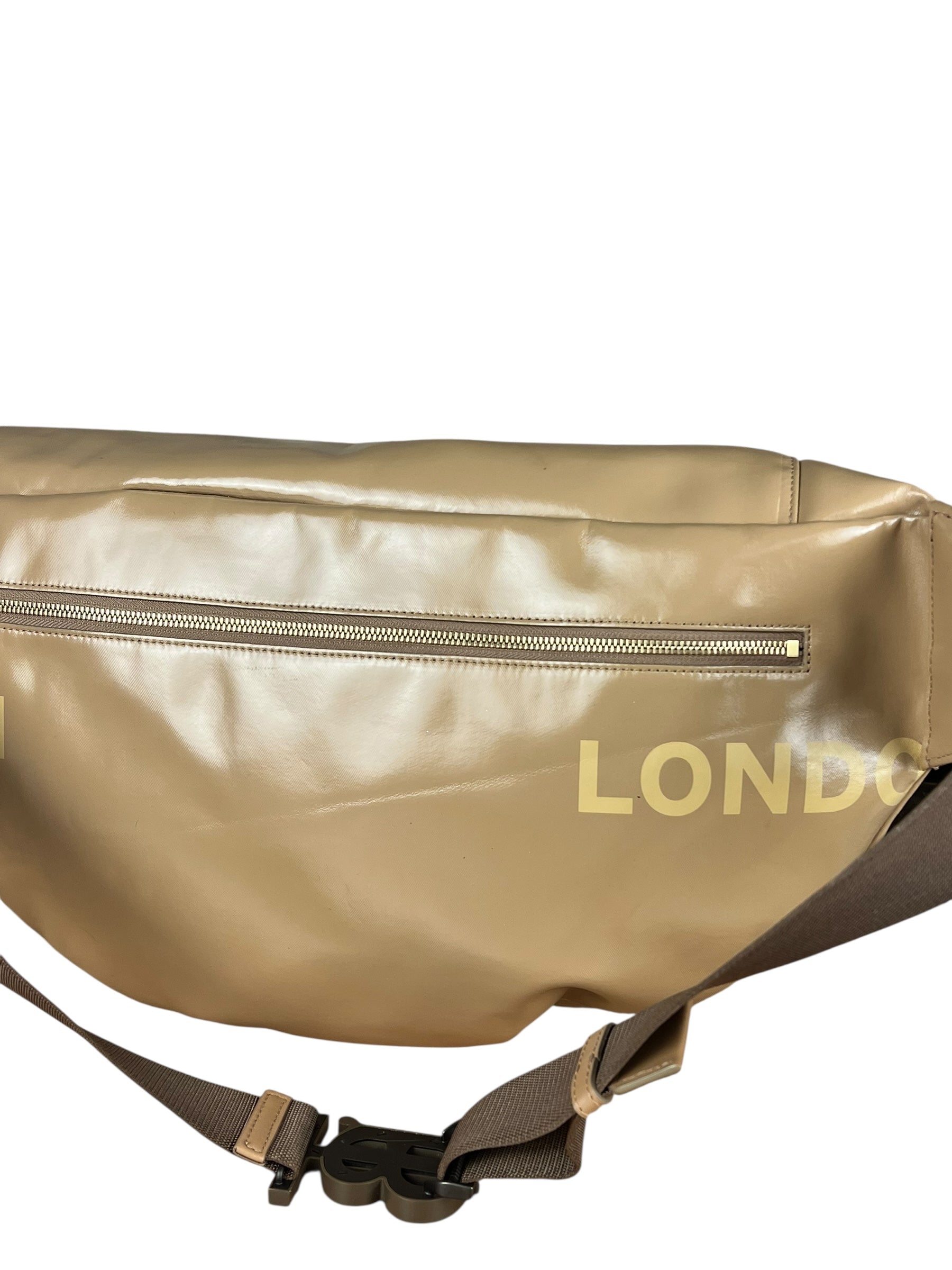 Beige Burberry Horseferry Large Beltbag