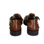 Hereu Brown Leather Pesca Fisherman Sandals