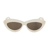 Loewe Curvy Oval Sunglasses Ivory