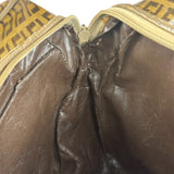 Fendi Vintage FF Brown PVC Handbag