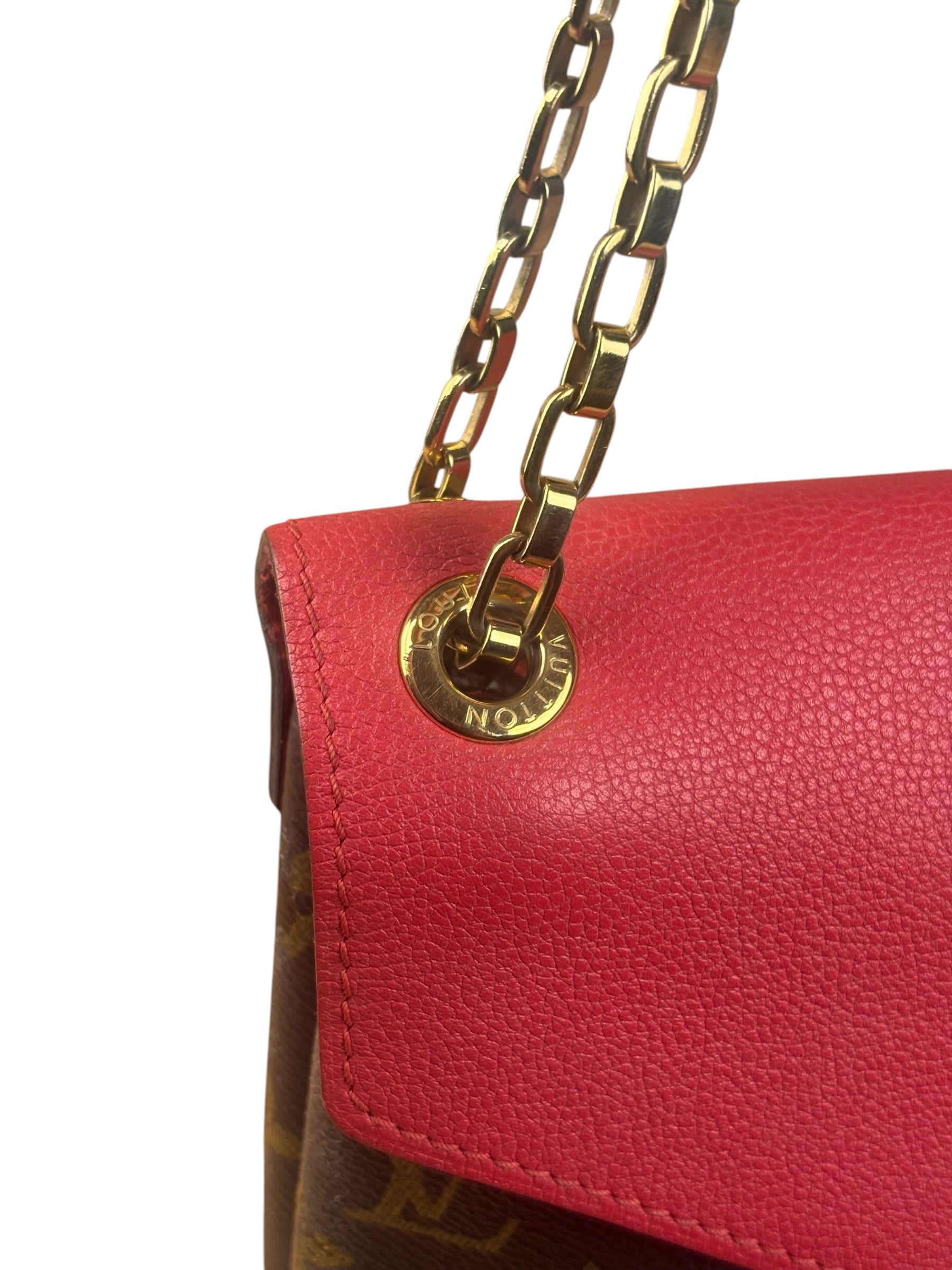 Louis Vuitton Pink Monogram Canvas Pallas Chain Shoulder Bag