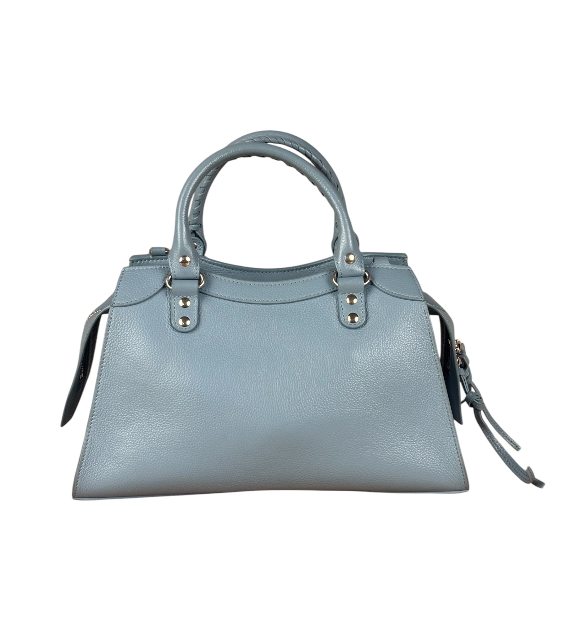 Balenciaga Light Blue Leather Neo Classic City Bag