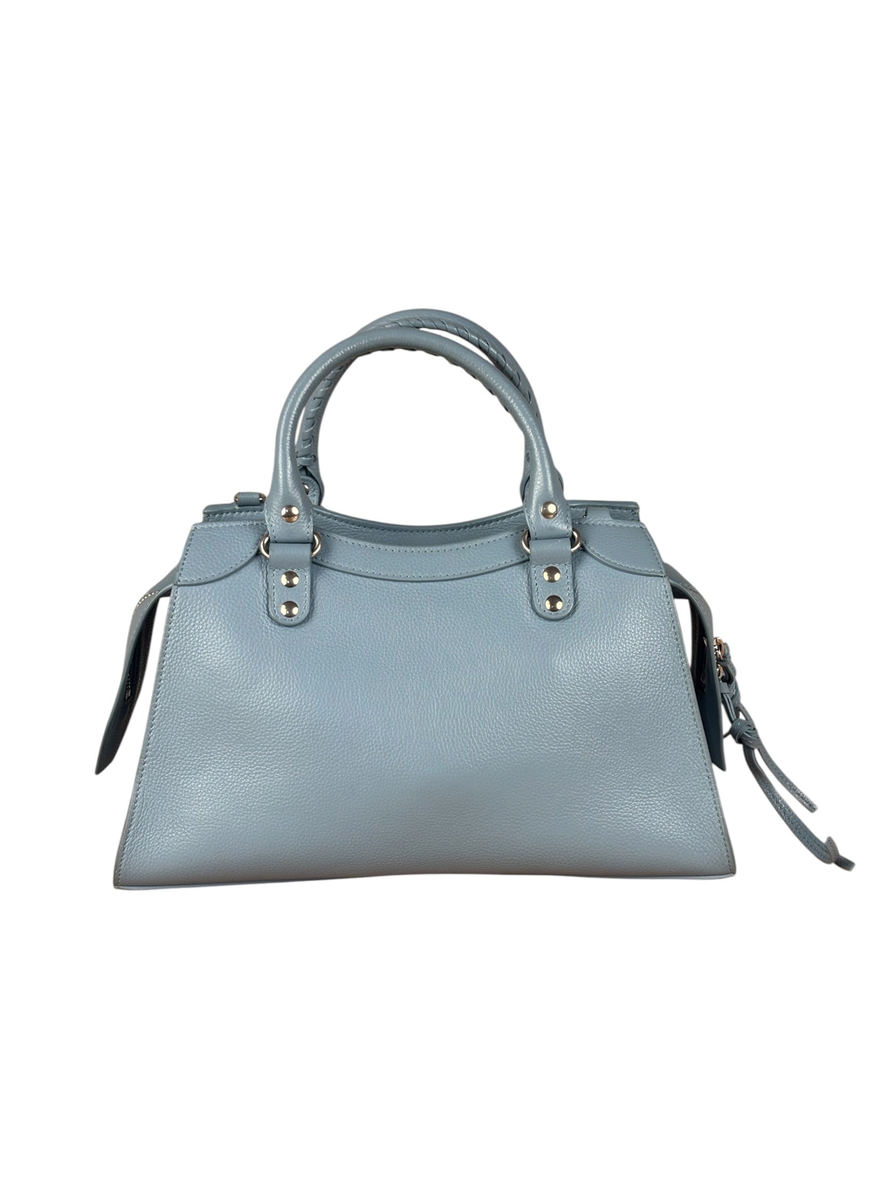 Balenciaga Light Blue Leather Neo Classic City Bag