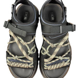 Christian Dior Black/Gray H-town Sandal