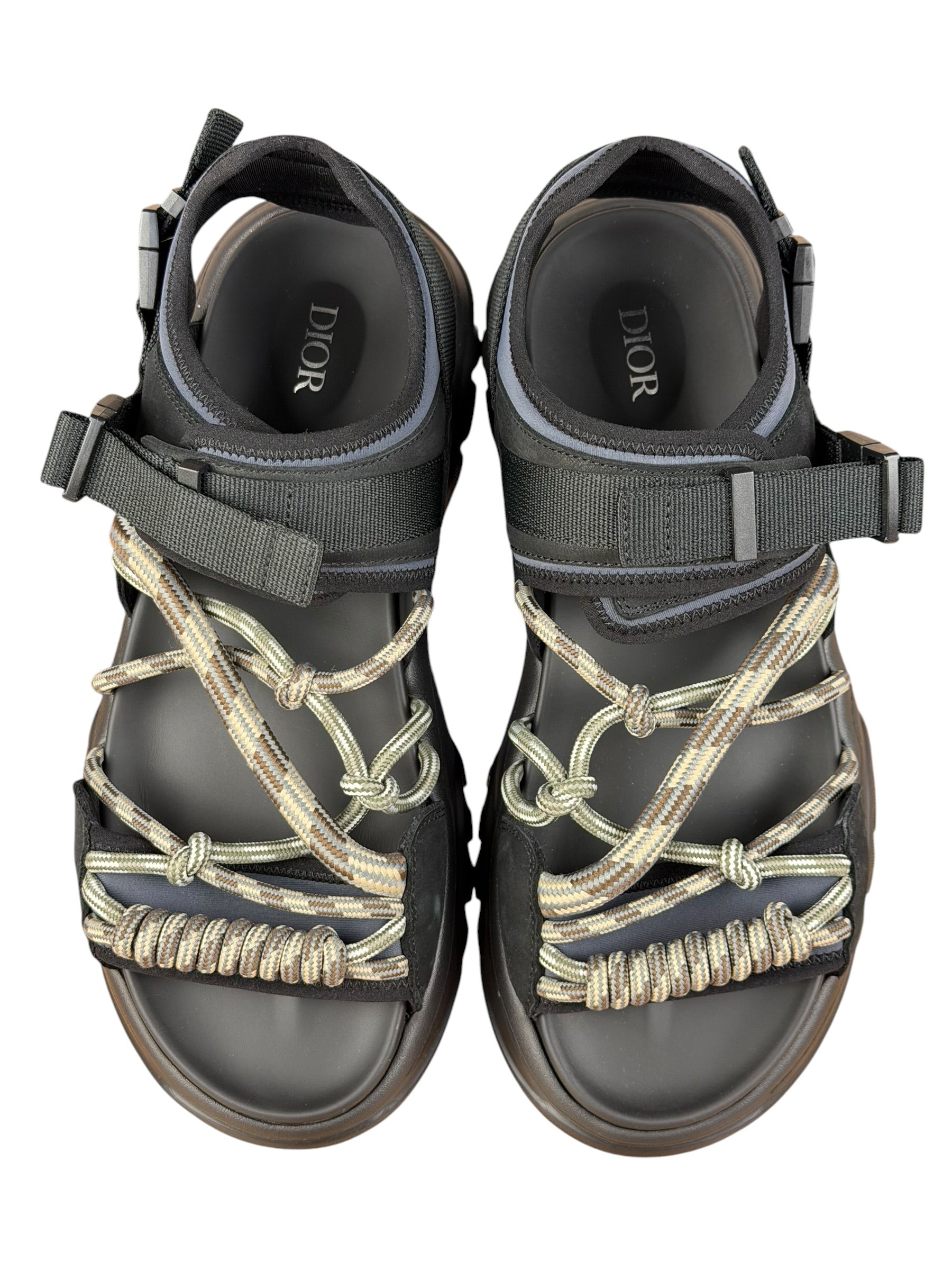 Christian Dior Black/Gray H-town Sandal