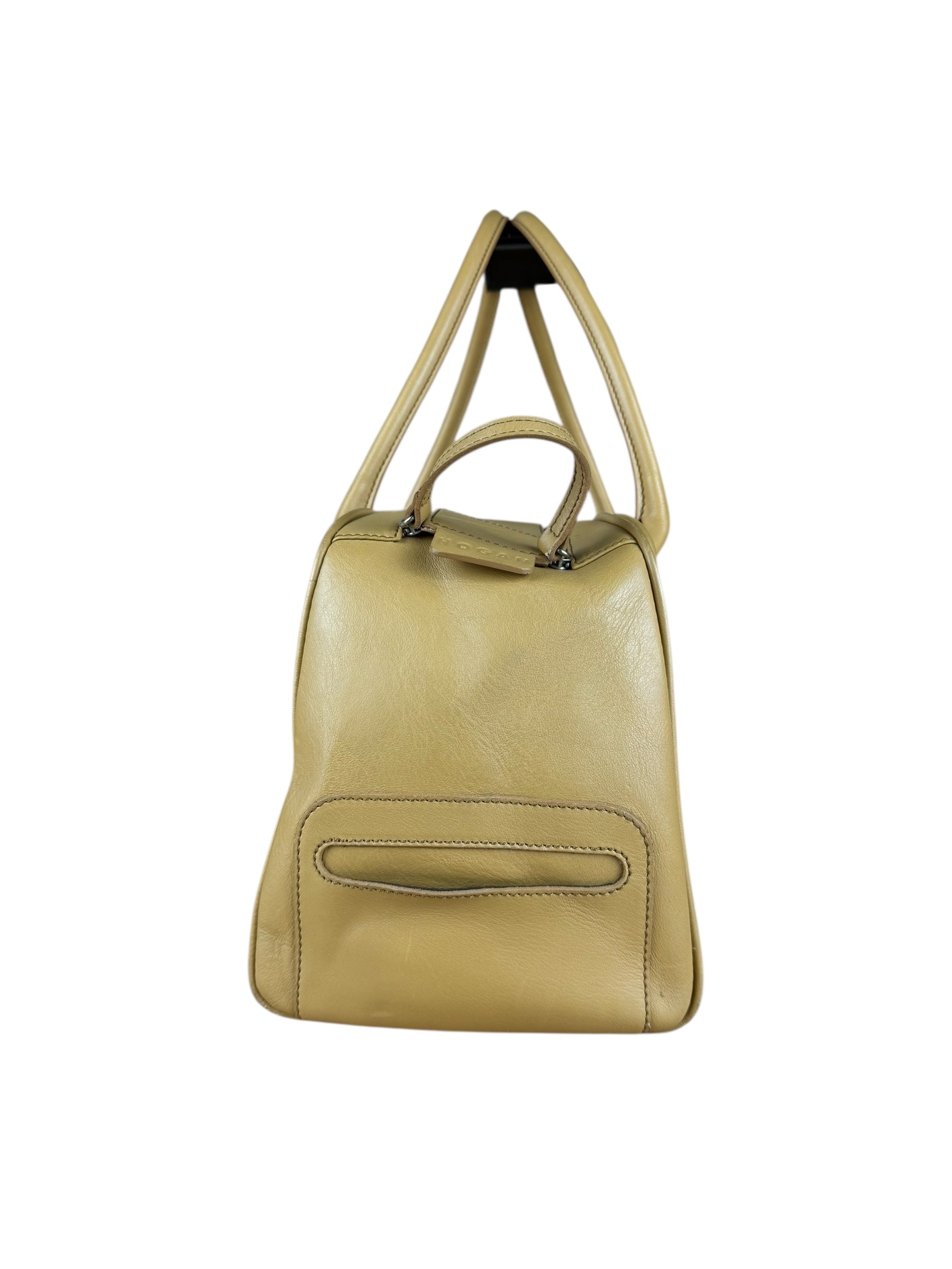 Hogan Brown Leather Boston