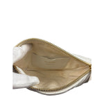 Christian Dior White Leather Micro Vibe Two-Way Bag