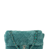 Chanel Mint Green Quilted Terry Cloth Coco Beach Flap Bag 2019