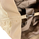 Prada Beige Nylon/Leather Shoulder Bag