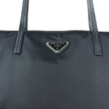 Prada Black Tessuto Nylon Zip Tote Large