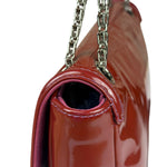 Chanel Burgundy Patent Leather Mademoiselle Bijoux Chain Flap Bag 2008