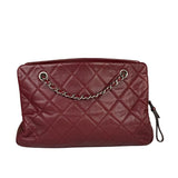 Chanel Burgundy Caviar Quilted Leather Tote 2010