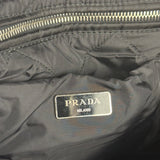 Prada Black Quilt Bomber Duffle Bag