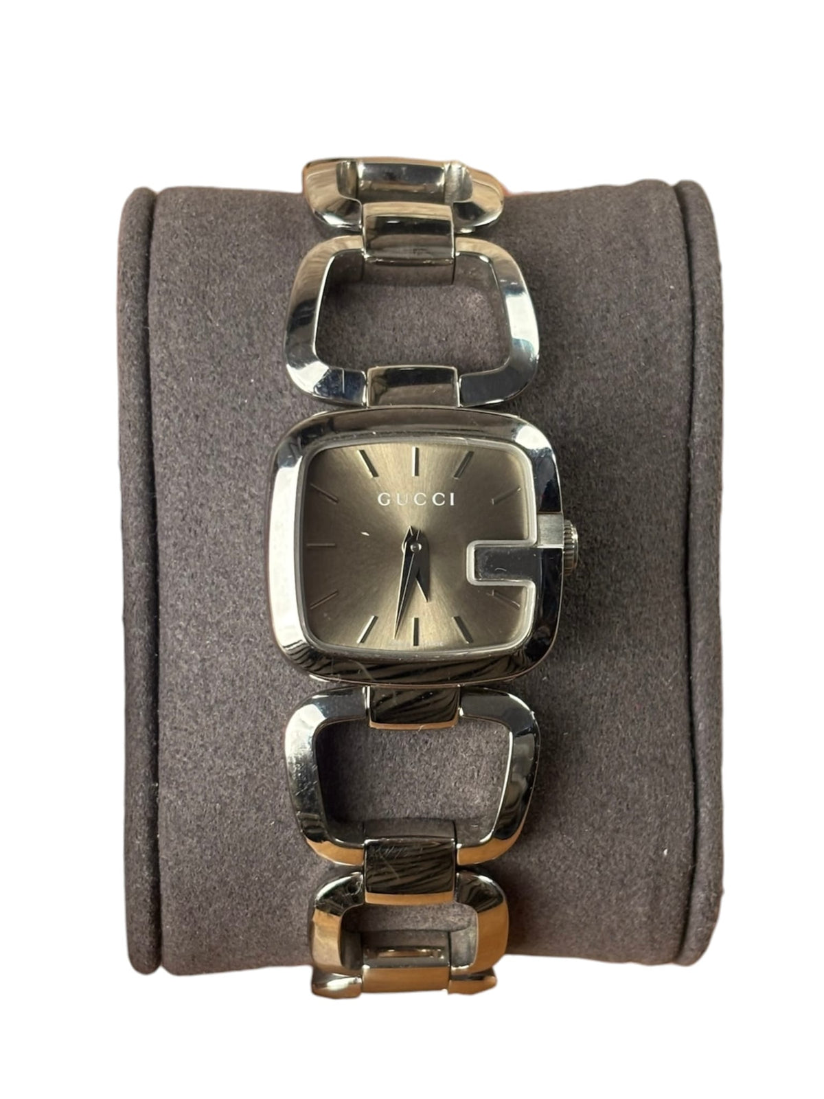 Gucci 125.5 G Silver Dial Steel links