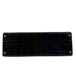 Hermes 1985 Black Crocodile Kelly 35