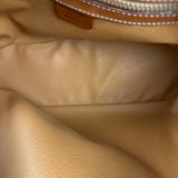 Celine Vintage Leather Macadam Dome Hand Bag