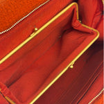Chanel Vintage Red Quilted Tweed Shoulder Bag 1994