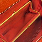 Chanel Vintage Red Quilted Tweed Shoulder Bag 1994