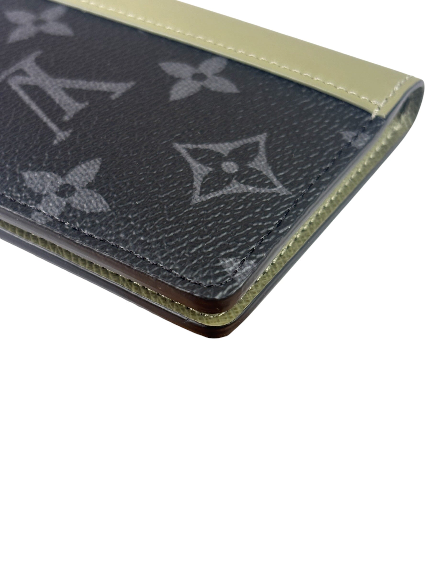 Louis Vuitton Black/Olive Monogram Bi-Fold Card Holder