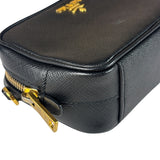 Prada Black Saffiano Leather Mini Camera Bag