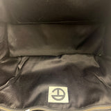Telfar Black Leather Unisex Shopping Bag