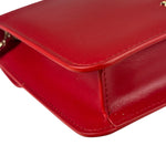 Bvlgari Red Calfskin Serpenti Forever Galuchat Crossbody Bag