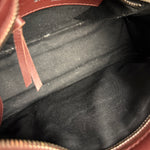 Balenciaga Burgundy Mini City Bag